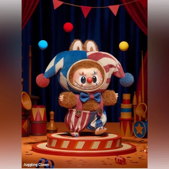 Authentic WHY SO SERIOUS Series - Vinyl Plush Pendant - UNOPENED -Juggling Clown - Picture 6 of 7